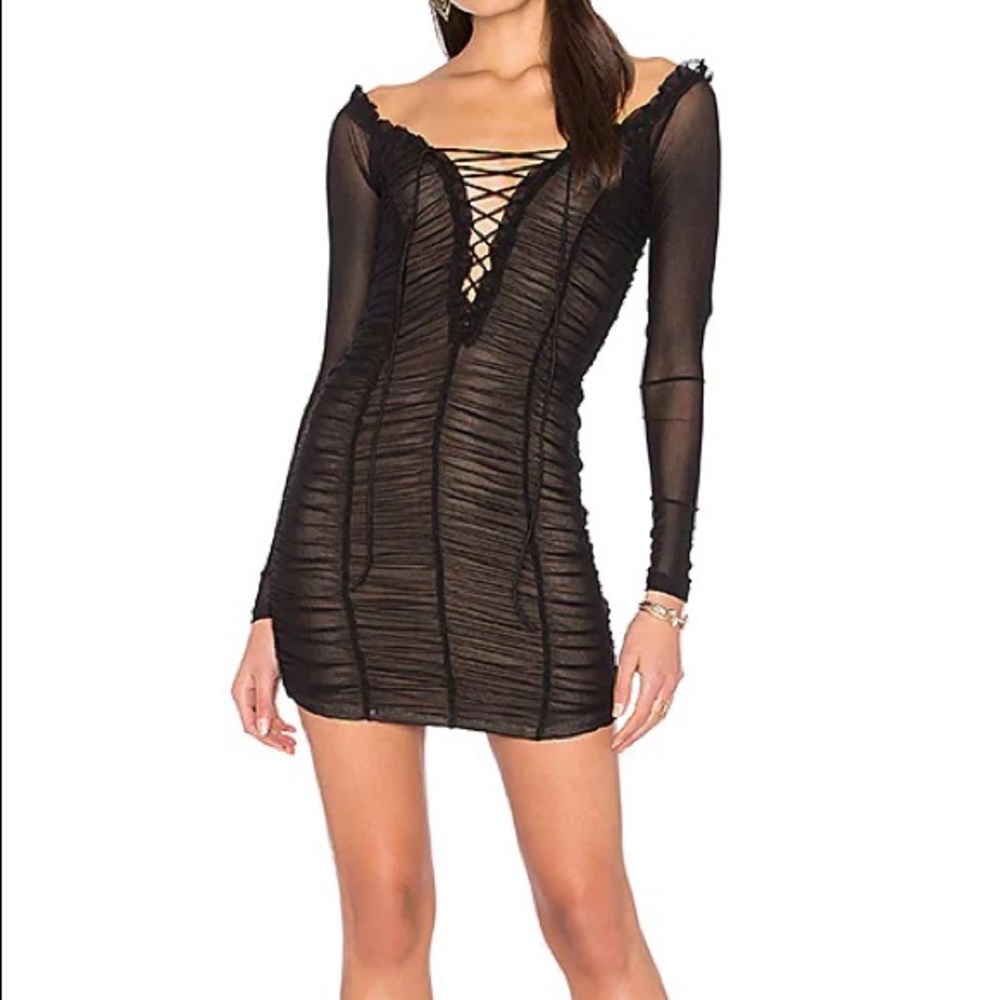 Majorelle black darling dress